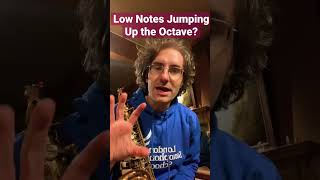 Low Notes Jumping Up The Octave? Try this!