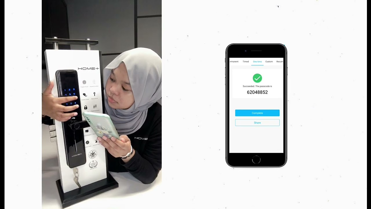 HomePlus HD1  smart lock tutorial