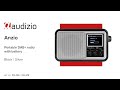 Audizio DAB+ Radio Anzio Schwarz
