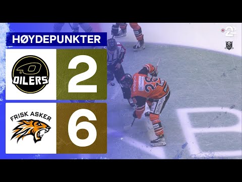 Stavanger Oilers 2 - 6 Frisk Asker - Høydepunkter