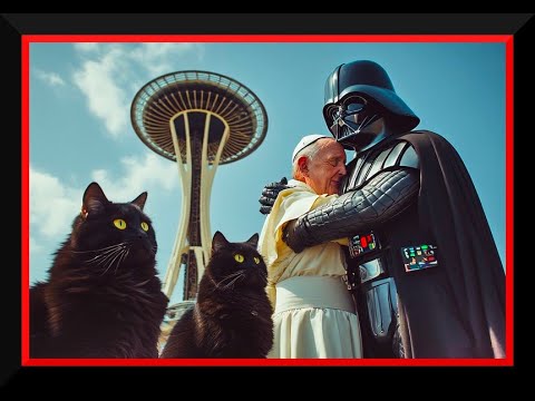 SASHA AND CO. VISIT DARTH VADER AND THE POPE © 2026 DECK HOBETCH