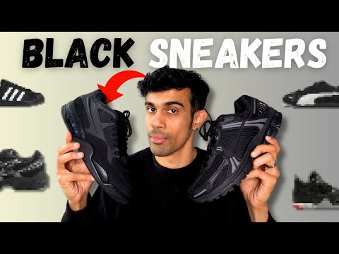The 10 BEST BLACK SNEAKERS to buy in 2025