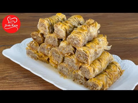 Divit Baklava - Rolled Baklava with Walnuts - The Best Divit Baklava Recipe My Way