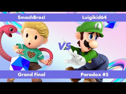 Paradox #5 - SmashBros! (Lucas) vs Luigikid64 (Luigi) - Grand Final - SSBU