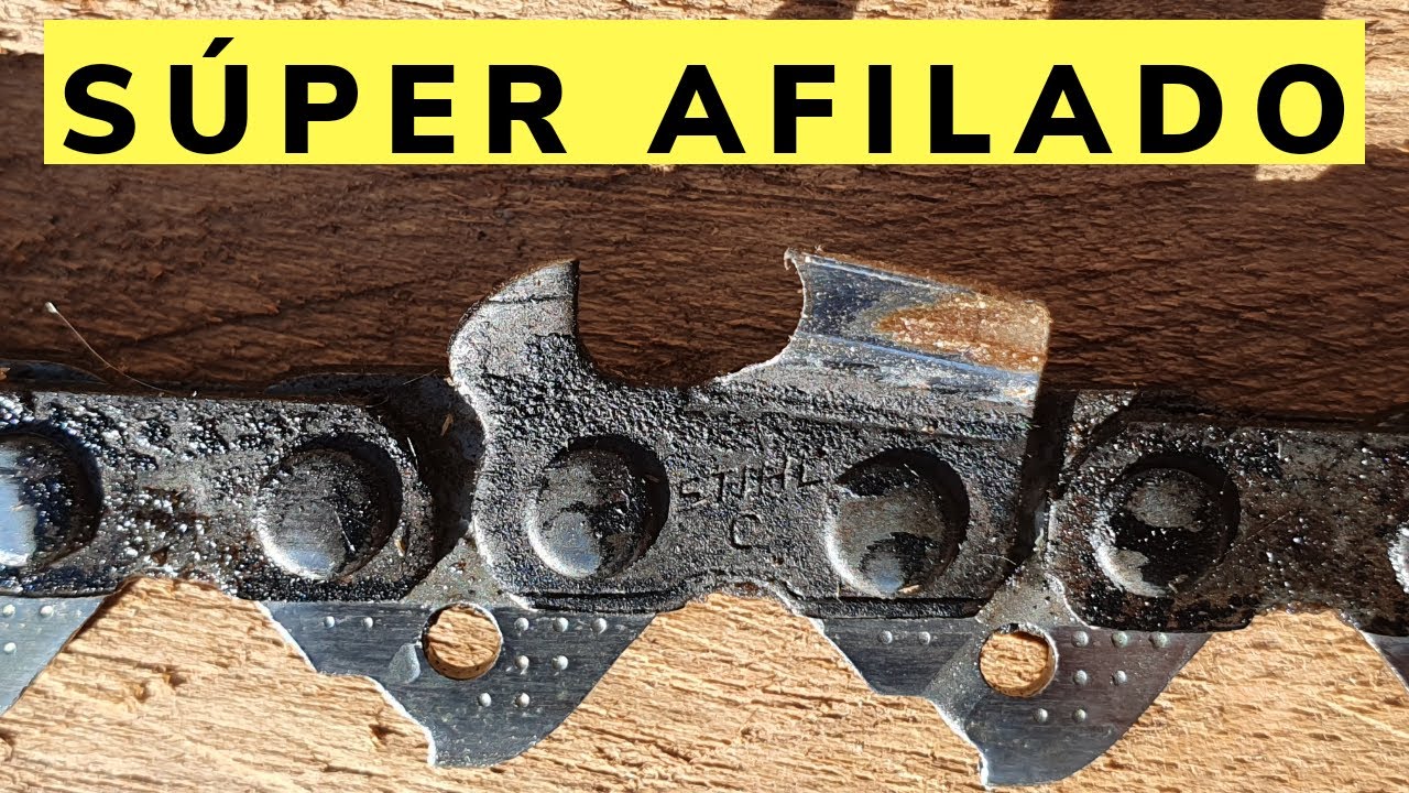 Cómo Afilar La Cadena De La Motosierra