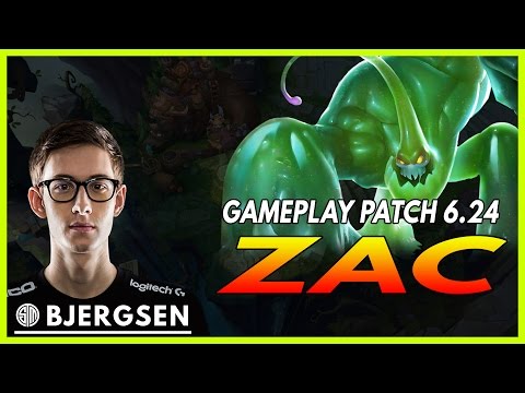 332. TSM Bjergsen - Zac Jungle - December 15th, 2016 - Patch 6.24 - Season 7