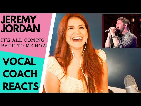 Vocal coach reacts to JEREMY JORDAN singing "It's all coming back to me now"