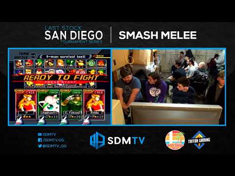LSSD 141 - Blue & Surfero vs. Dr. Light & OkamiBW  - SSBM WR2 - Smash Melee