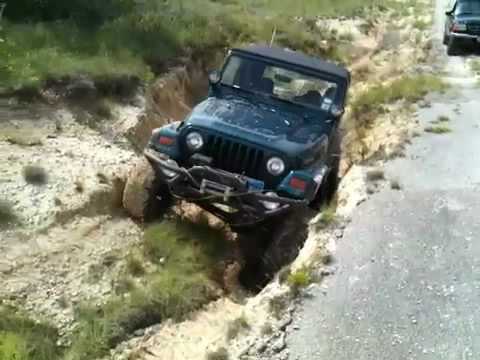 Jeep Rock Krawler 5.5\" Long arm Trail test