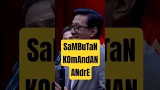 Download lagu Sambutan Komandan Andre Taulany diAcara Lapor Pak yang Menginspirasi #laporpaktrans7 #shorts #lucu mp3