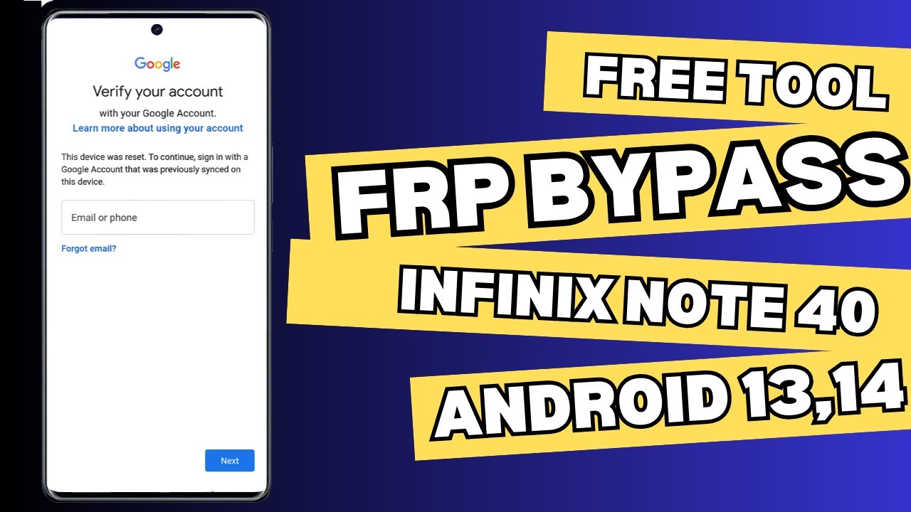 Infinix Note 40 X6853 FRP BYPASS | ANDROID 13,14 (Without Apps) New Trick With Free Tool