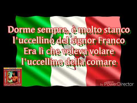 🇮🇹🎤 L'UCCELLINO DELLA COMARE | Texto con parole🎤 🇮🇹
