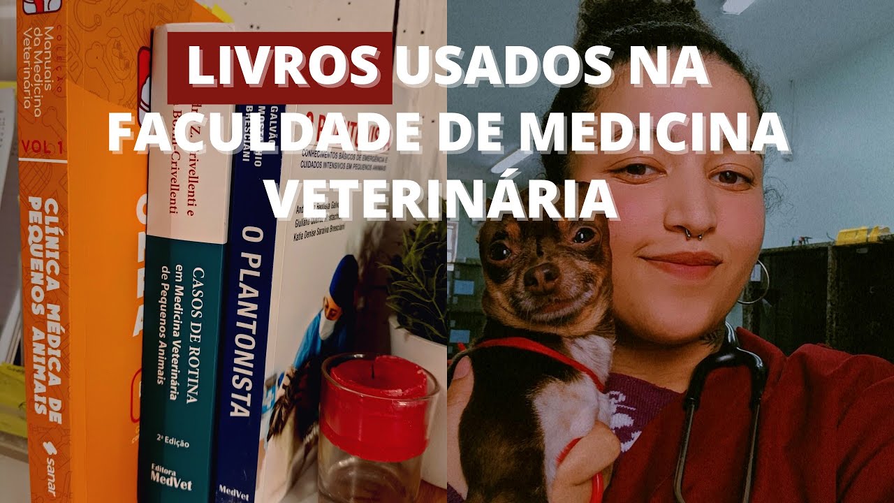 LIVROS PARA A FACULDADE DE MEDICINA VETERINÁRIA #calouro #medveterinariabr