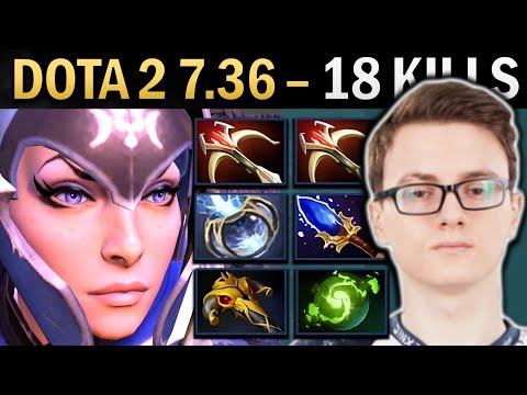 Luna Dota 7.36 Miracle with Daedalus and 18 Kills - TI13