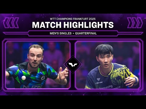 Simon Gauzy vs Lee Sang Su | MS QF | #WTTFrankfurt 2025