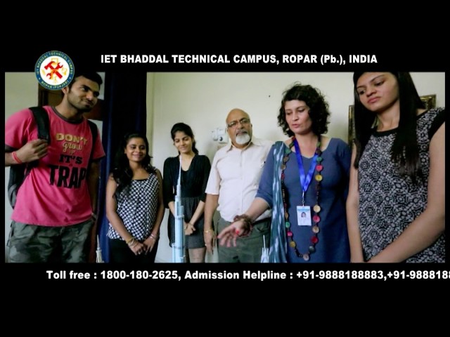 Institute of Engineering and Technology Bhaddal video #1
