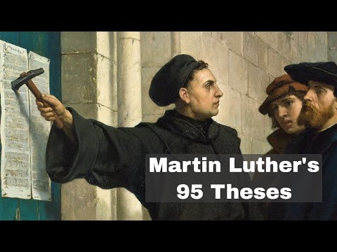 31st October 1517: Martin Luther's 95 Theses lay the foundations of the Protestant Reformation