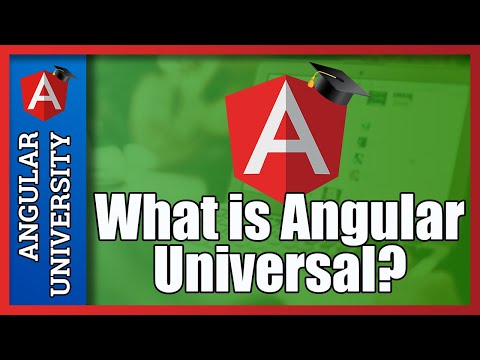 💥 What is Angular Universal?