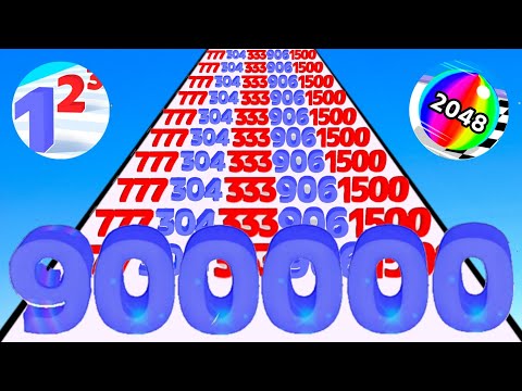 Number Master Vs Ball Run 2048 (New Update) Max Level Gameplay