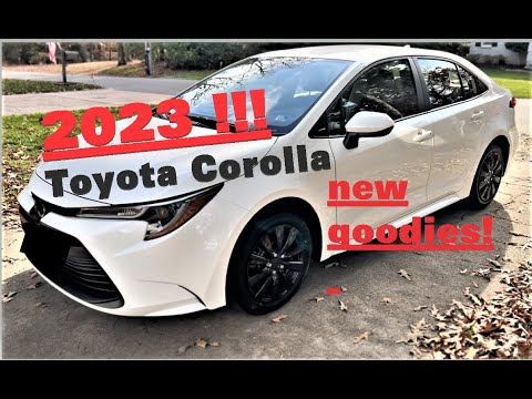2023 Toyota Corolla goodies