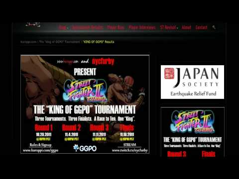 TS Sabin & Kuroppi present the King of GGPO ST tournament series Finals