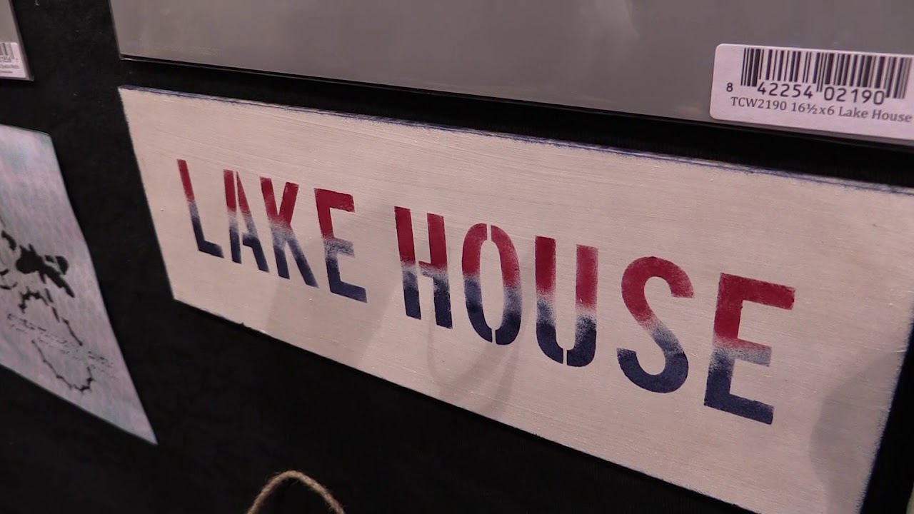 The Crafter's Workshop | Rustic Decor Stencil Collection | Creativation 2019