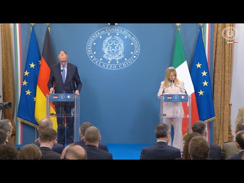 Dichiarazioni congiunte alla stampa con il Cancelliere federale tedesco Friedrich Merz