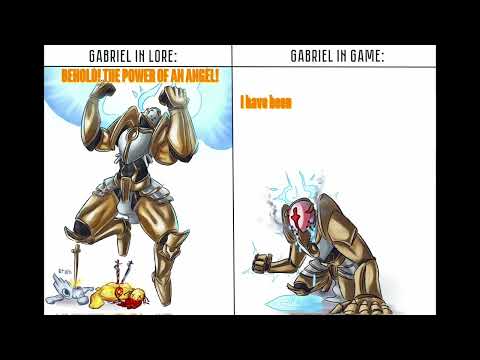 Gabriel in lore vs in game