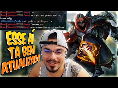 O TIME INIMIGO FICOU DESACREDITADO QUE O ZED JUNGLE FUNCIONA HAHA