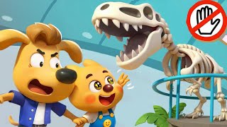 Download lagu Sheriff's Dinosaur Museum Adventure | Good Manners | Sheriff Labrador | Kids Cartoon | BabyBus mp3