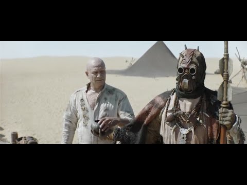 The Book of Boba Fett - Boba's return to the Tusken Raiders camp - Episode 1 ending scene