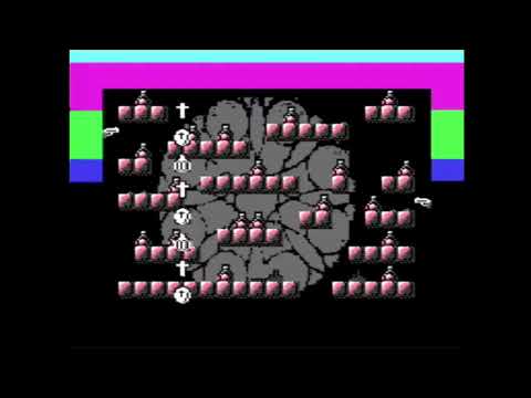 Commodore 64 C64 fully masked soft sprites test.