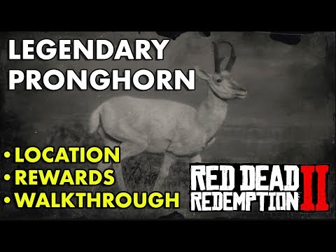 Red Dead Redemption 2 - Legendary Pronghorn (Location, Rewards, Walkthrough)