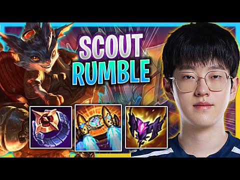 SCOUT IS A BEAST WITH RUMBLE MID! | LNG Scout Plays Rumble Mid vs Tristana!  Season 2023