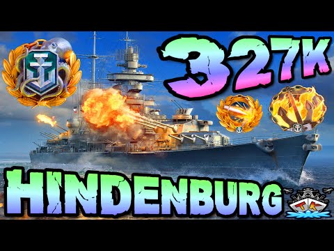 Hindenburg drückt 327K *WTF* "300K Club" ⚓️ in World of Warships 🚢