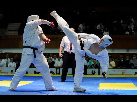 Knockout on IKO Ukrainian Championship - 16-17 yr. +75 kg