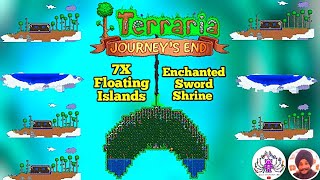How to get Enchanted Sword and 7 Floating Islands in Terraria 1.4.3