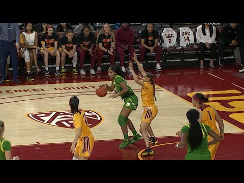 No. 3 Ducks extend winning streak to 12 after 93-67 victory over Trojans