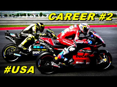 MotoGP 20 CAREER MODE | #AmericasGP 2/20 |  TV REPLAY SEASON 10