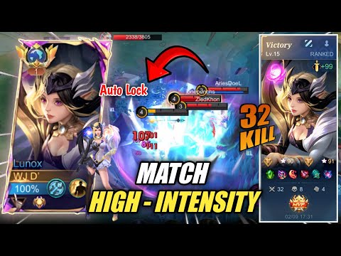 FINALLY!! High-Intensity Match Carry Noob Jungler | Lunox Gameplay