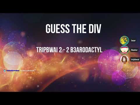 Bear vs. Tripbwai - Americans Guess The Div! Episode 3