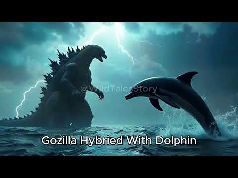 Incredible Animal Fusion Amazing: Godzilla Hybrid with Other Animal Species 🤯🧬 #hybrids