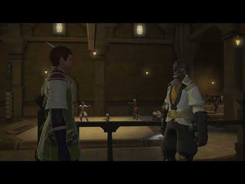 Final Fantasy XIV (14) Class Quest Pugilist Level 10 Burning Up the Quartermalm
