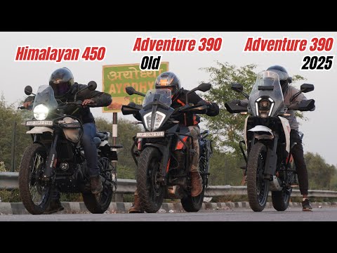 2025 KTM Adventure 390 S vs Himalayan 450 vs Old KTM Adventure 390 Performance Test
