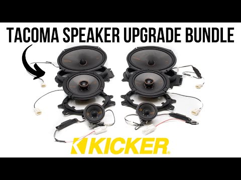 Kicker 6 Speaker Plug & Play Upgrade Bundle Install | 2016 - 2023 Toyota Tacoma