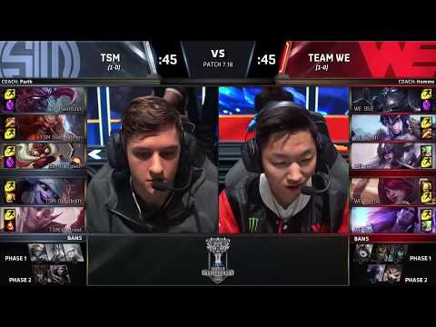 [ highlights ] TSM vs. WE | Group Stage Day 3 | 2017 World Championship | SEASON 7 |  TSM vs Team WE