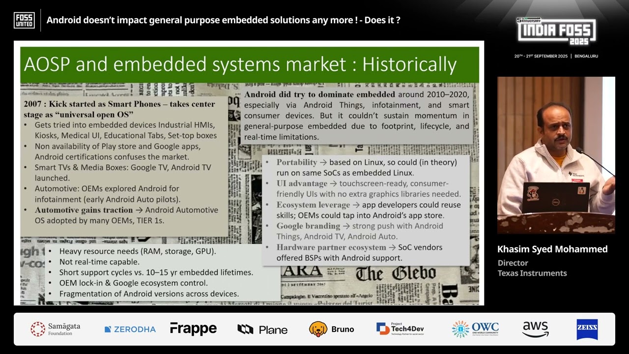 Android doesn’t impact general purpsose embedded solutions any more ! - Does it ?