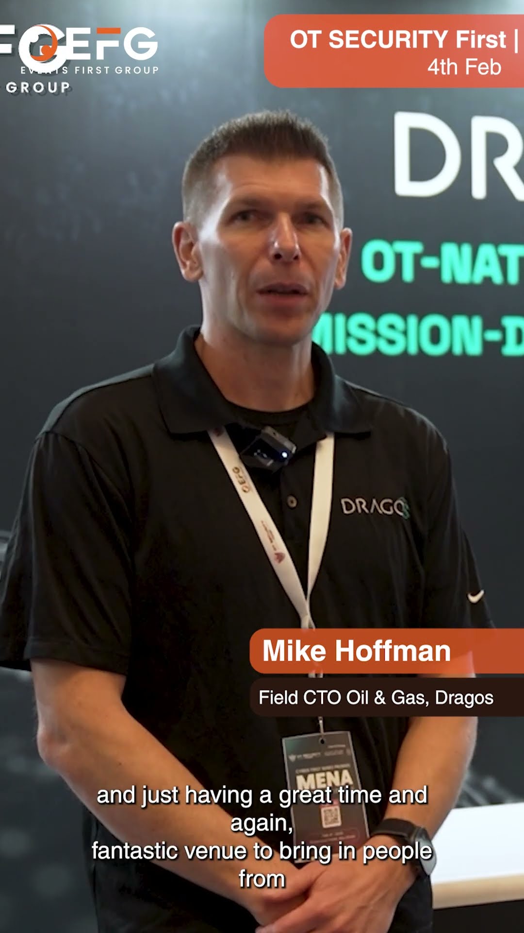 OT Security First testimonial