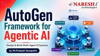AutoGen Framework for Agentic AI [Design & Build Multi-Agent AI Systems] @ 10:00 AM (IST) by Mr.Prak