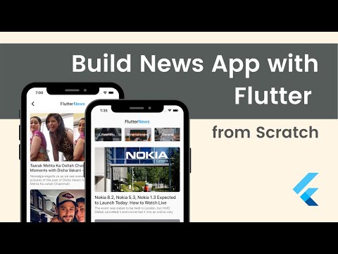 Build a Flutter News App with NewsApi Org | Flutter Tutorial For Beginners